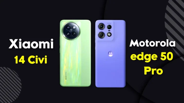 xiaomi 14 civi vs moto edge 50 pro